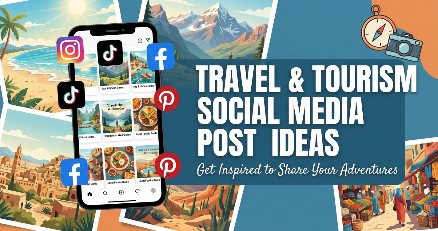 Travel and Tourism Social Media Post Ideas That Drive Engagement and Bookings