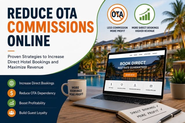 Reduce OTA Commissions Online: Proven Strategies to Increase Direct Hotel Bookings and Maximize Revenue